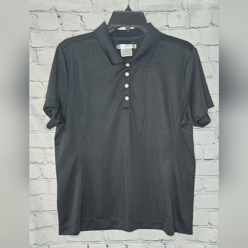 Nike Women's‎ Black Golf Polo Shirt Size Large